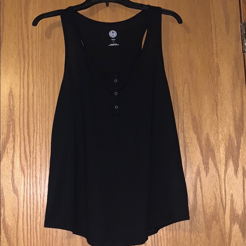 Black Racerback Tank
